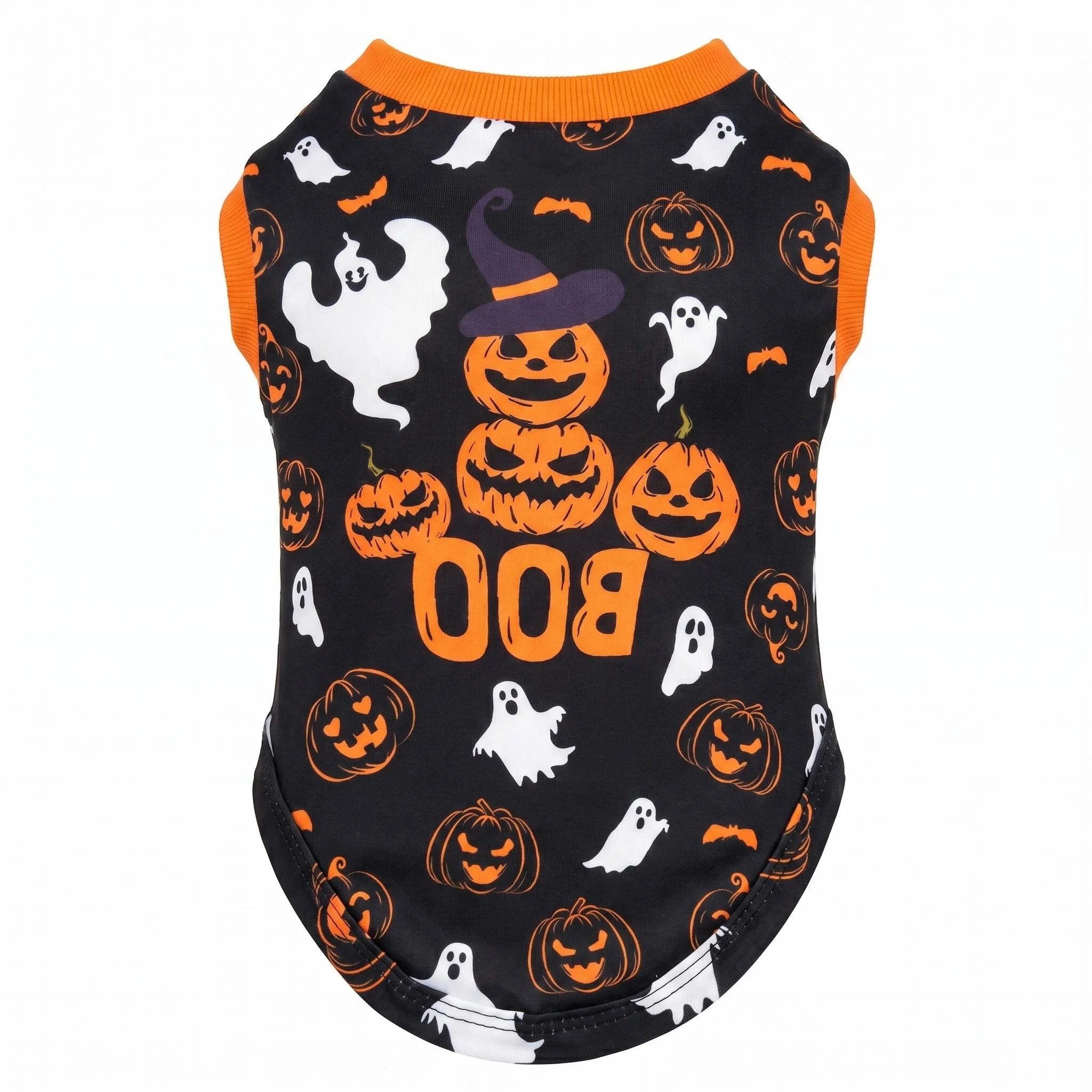 Halloween Dog Clothes for Small Dogs, Soft and Breathable Puppy Kitten Dog Shirts for Pet Cats, Dogs' T-Shirts Apparel Sleeveles