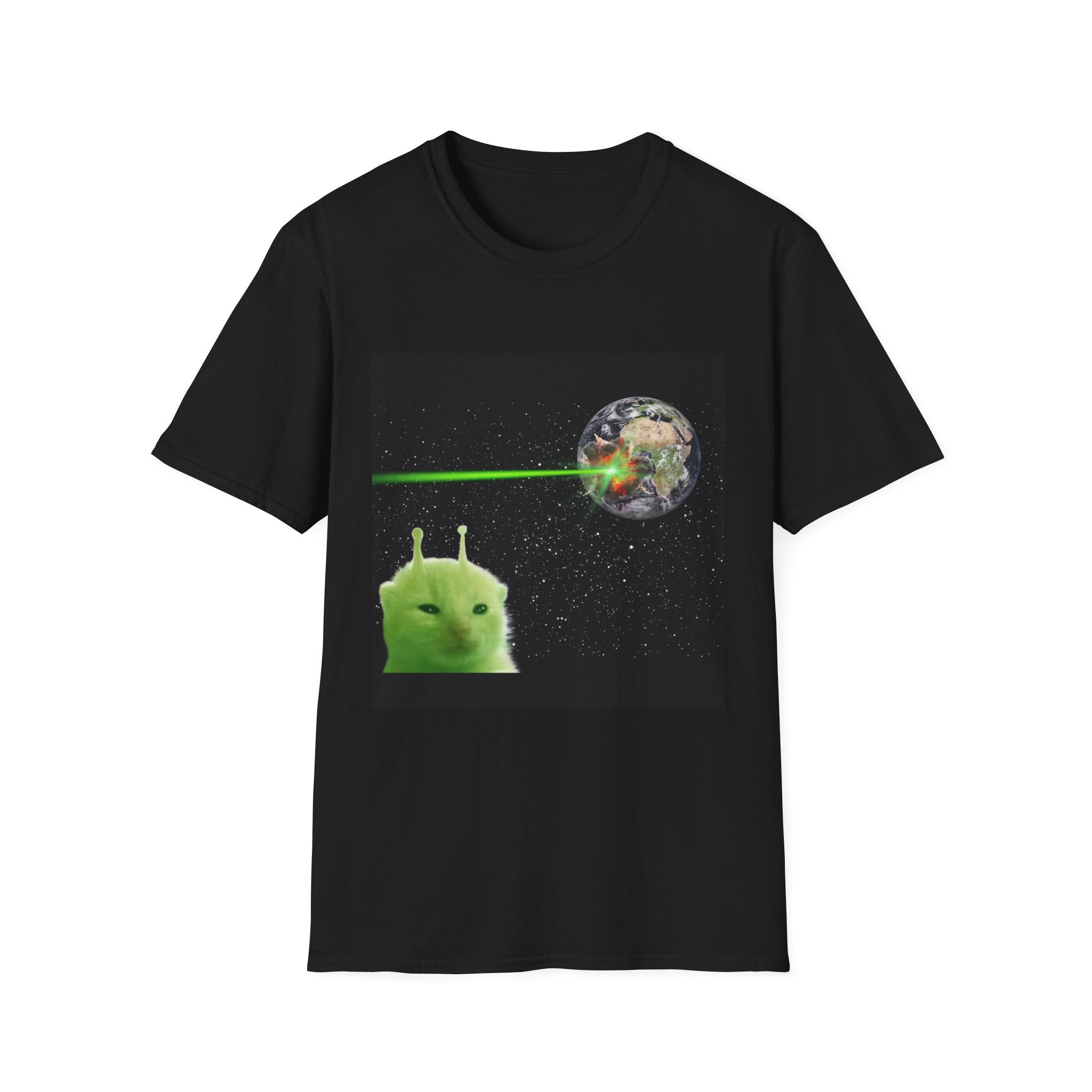 Alien Slime Laser Earth T-Shirt