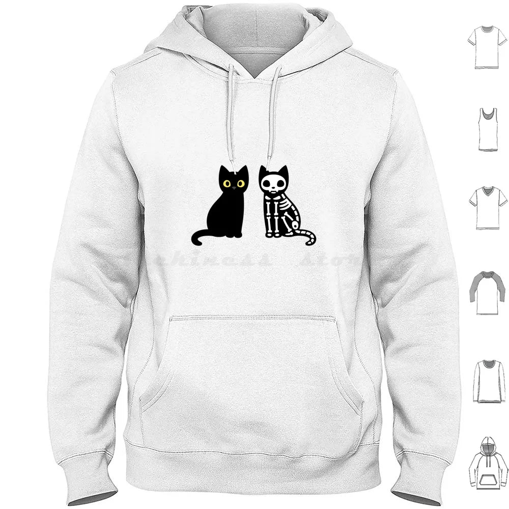 Funny Black Cats Hoodies Long Sleeve Cat Funny Black Cat Cute Kitty Animal Black Animals Pets Funny Cat Cat Lover Humor