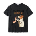 Jack Russell Terrier Mom Cute Dog Mama Printed Funny Women T-Shirt Printed Tees Women Tshirts Graphic T Shirts
