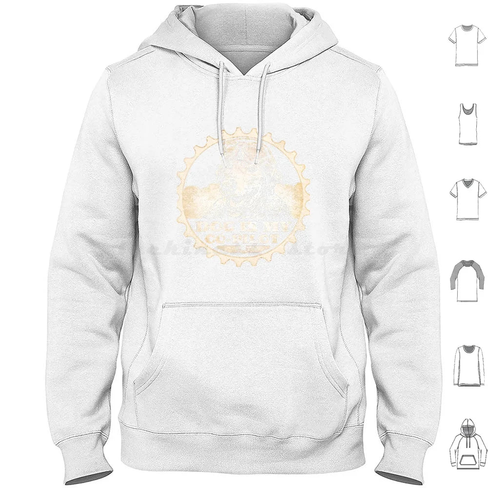 Dog Is My Co-Pilot Hoodies Long Sleeve Dog Airplane Animal Dog Lover Dogs Humor I Love Dog I Love Dogs Love Dogs Pet Pet