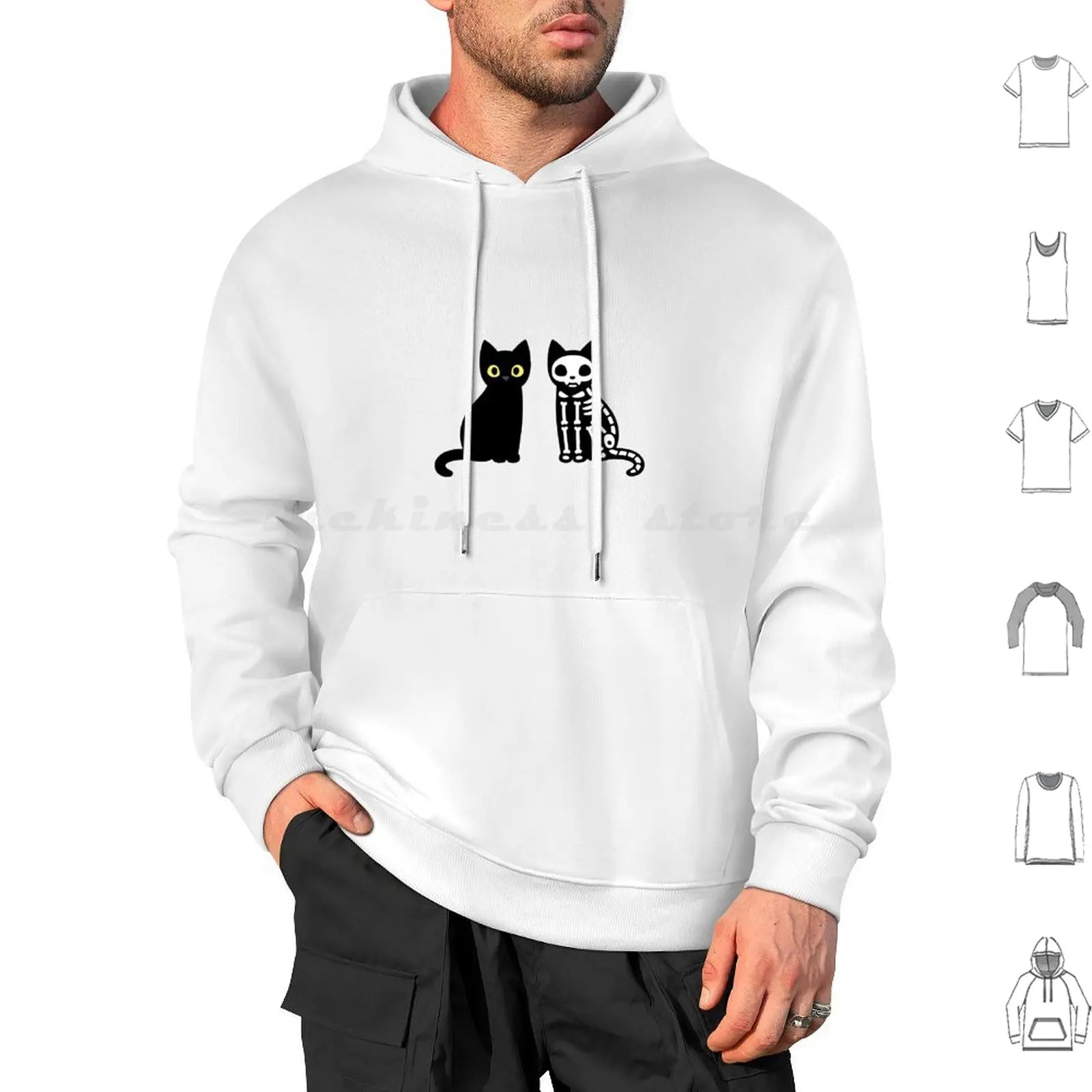 Funny Black Cats Hoodies Long Sleeve Cat Funny Black Cat Cute Kitty Animal Black Animals Pets Funny Cat Cat Lover Humor