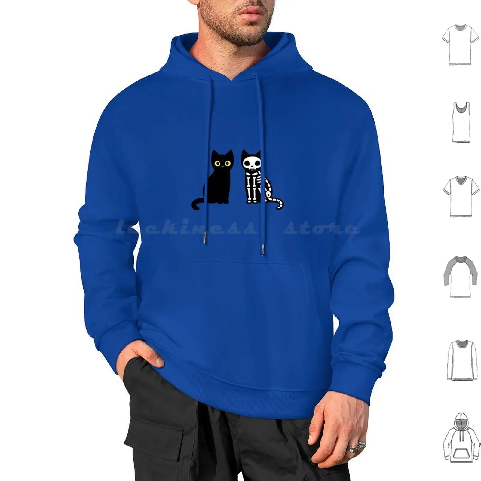 Funny Black Cats Hoodies Long Sleeve Cat Funny Black Cat Cute Kitty Animal Black Animals Pets Funny Cat Cat Lover Humor
