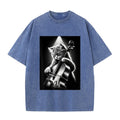 Musician Cello Player Funny Cat Playing T-Shirt Men Pet Owner Top Summer Oversized Short Sleeve Clothing Unisex Multi Color Tee