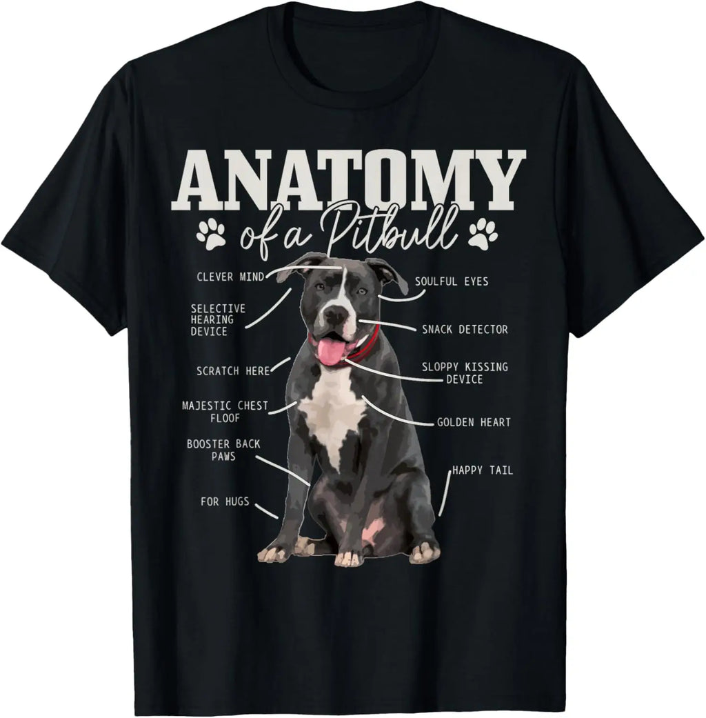 Dog Funny Cute Pitbull Mom Pitbull Dad T-Shirt