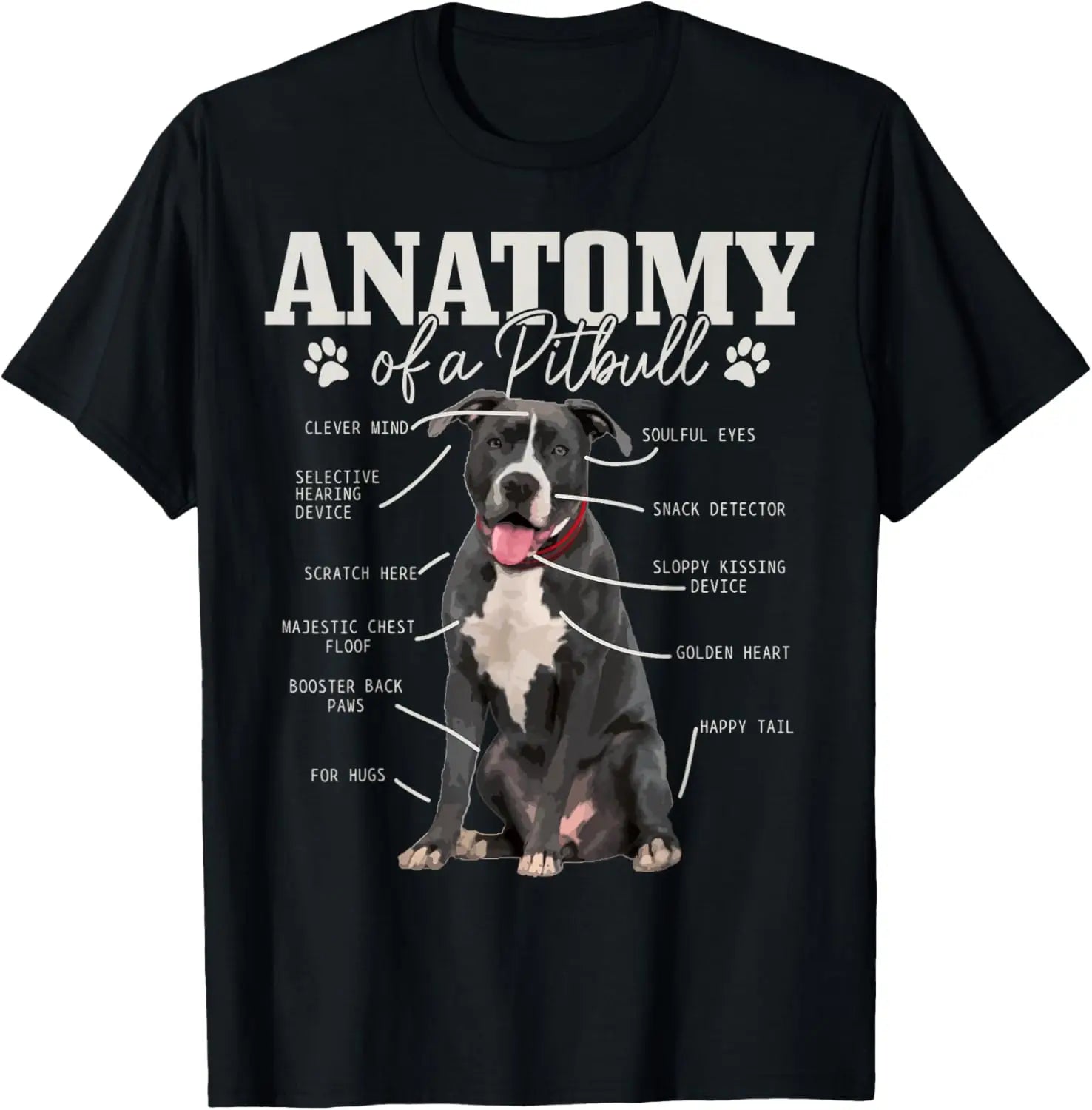 Dog Funny Cute Pitbull Mom Pitbull Dad T-Shirt