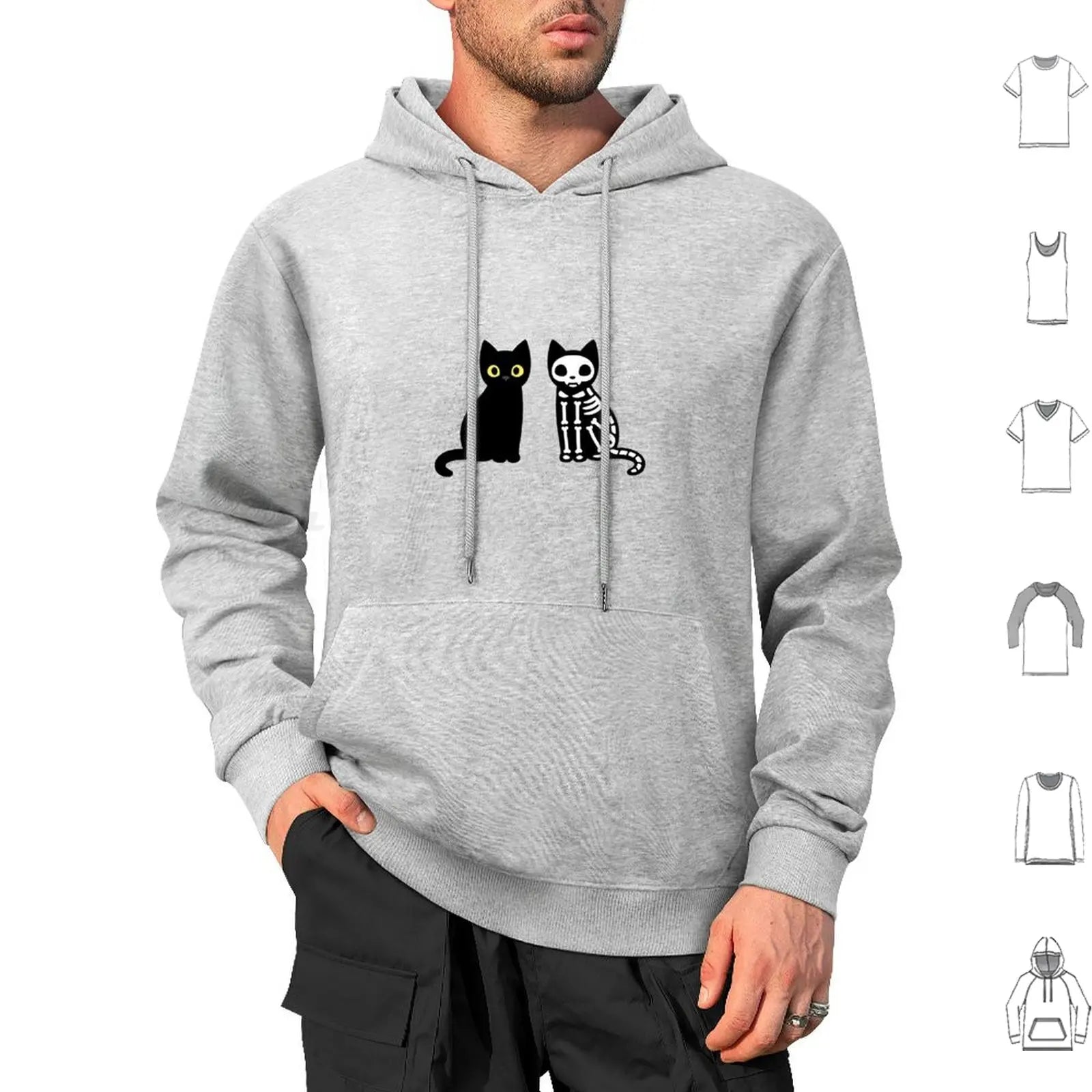 Funny Black Cats Hoodies Long Sleeve Cat Funny Black Cat Cute Kitty Animal Black Animals Pets Funny Cat Cat Lover Humor