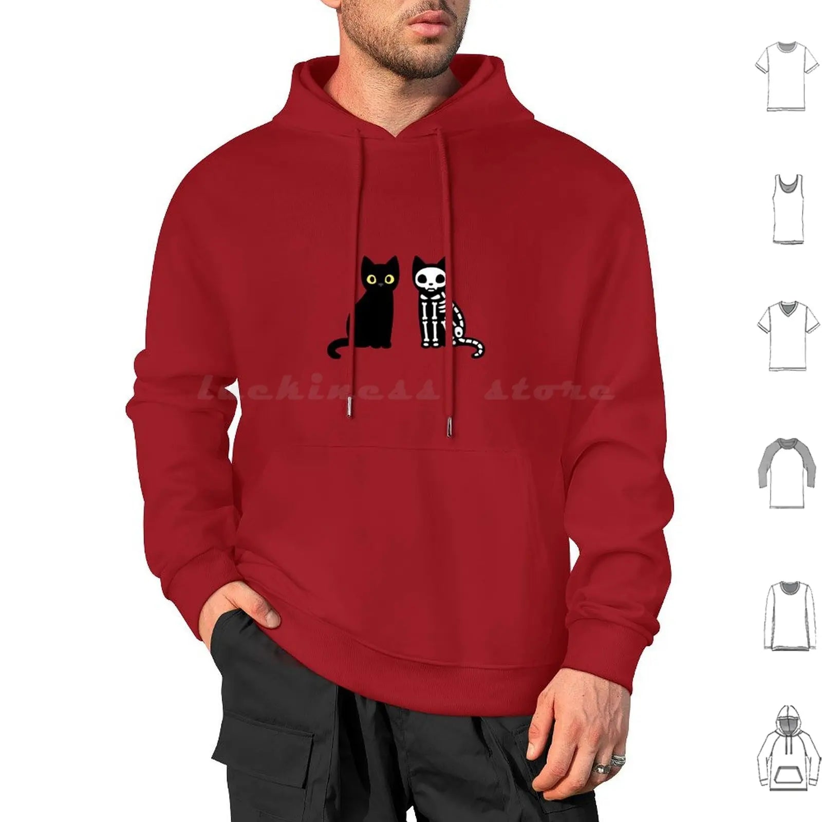 Funny Black Cats Hoodies Long Sleeve Cat Funny Black Cat Cute Kitty Animal Black Animals Pets Funny Cat Cat Lover Humor