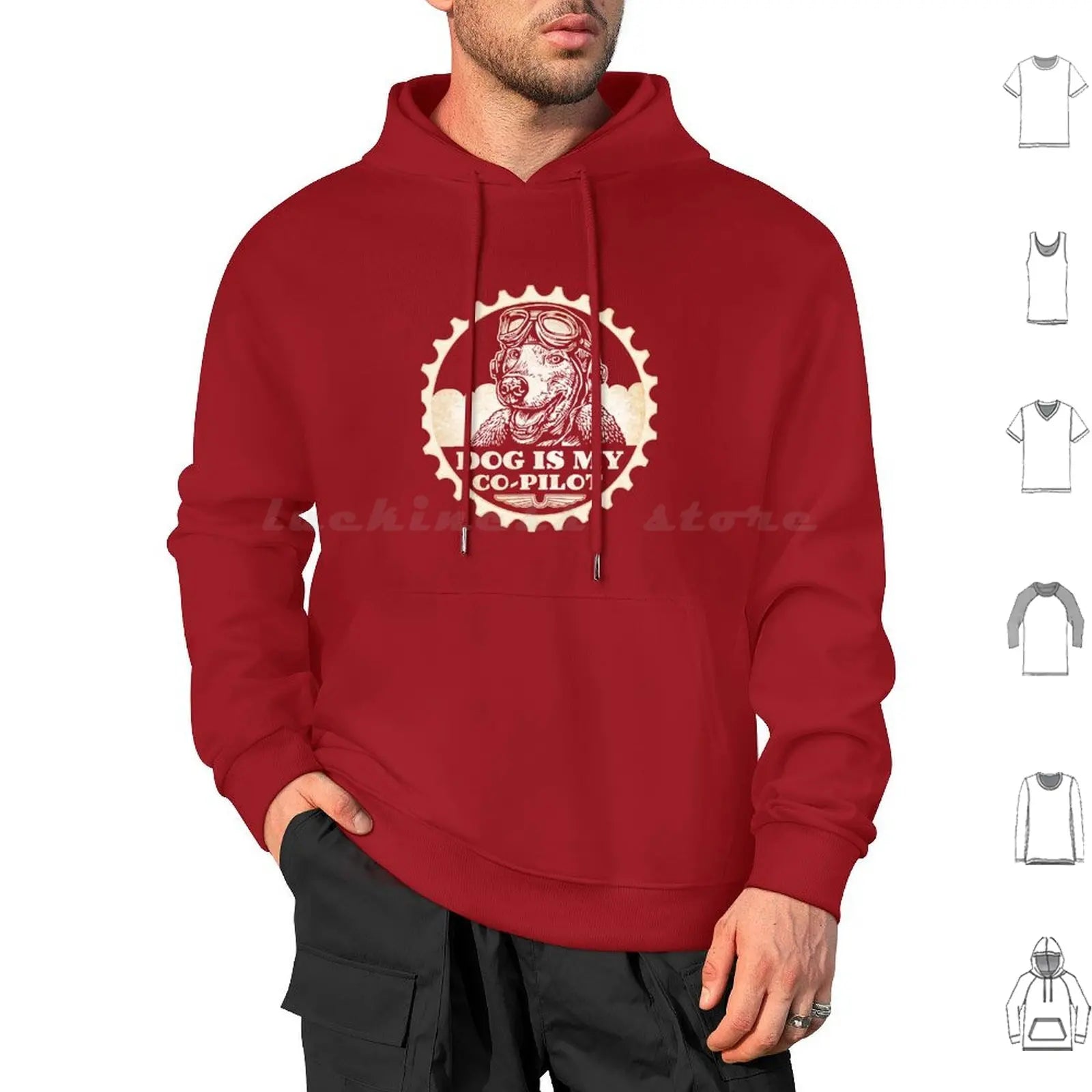 Dog Is My Co-Pilot Hoodies Long Sleeve Dog Airplane Animal Dog Lover Dogs Humor I Love Dog I Love Dogs Love Dogs Pet Pet