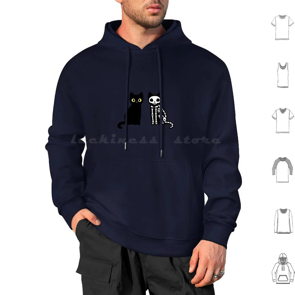 Funny Black Cats Hoodies Long Sleeve Cat Funny Black Cat Cute Kitty Animal Black Animals Pets Funny Cat Cat Lover Humor